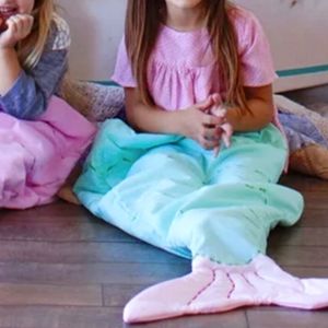 🧜‍♀️ Whimsy Tail Mermaid Blanket, OS